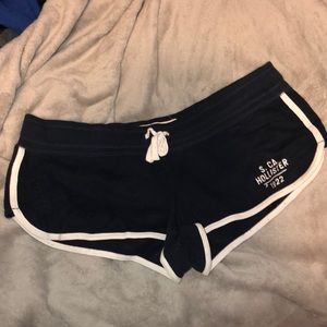 hollister navy blue shorts